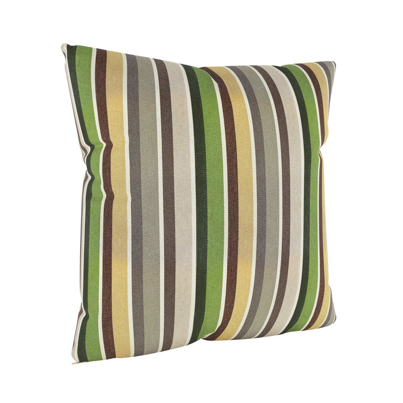 Coussin décoratif intérieur / extérieur Gabi, Carré 16 po, Sunbrella Samuel Meadows