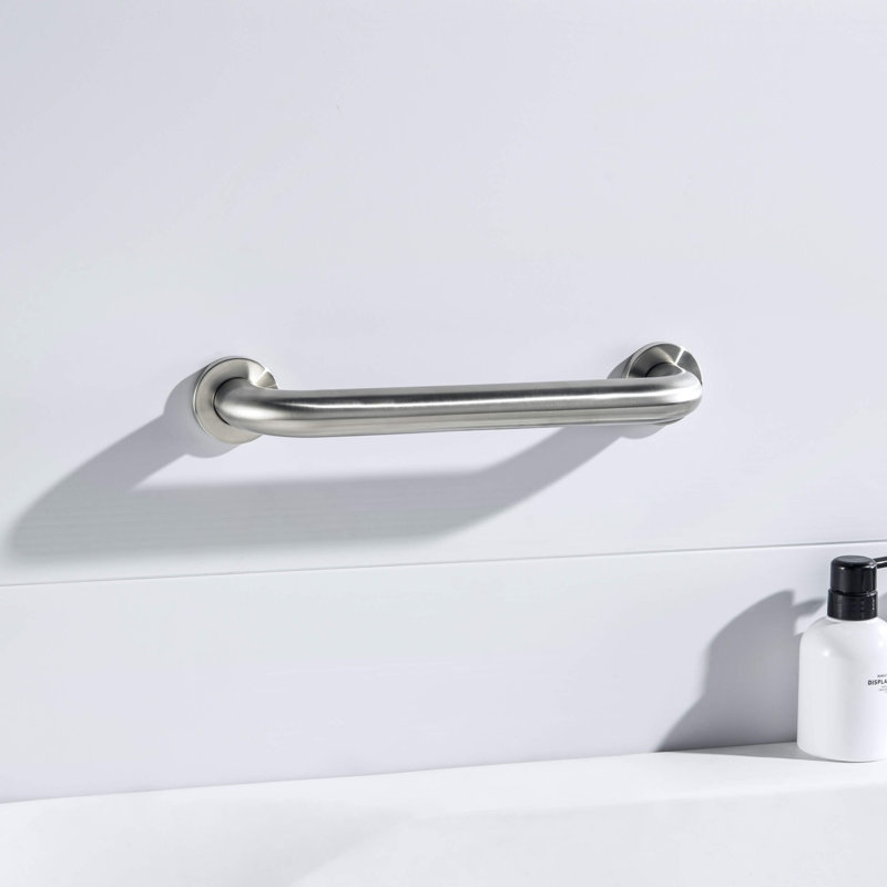 14.38'' Bath Safety Grab Bar, Silver