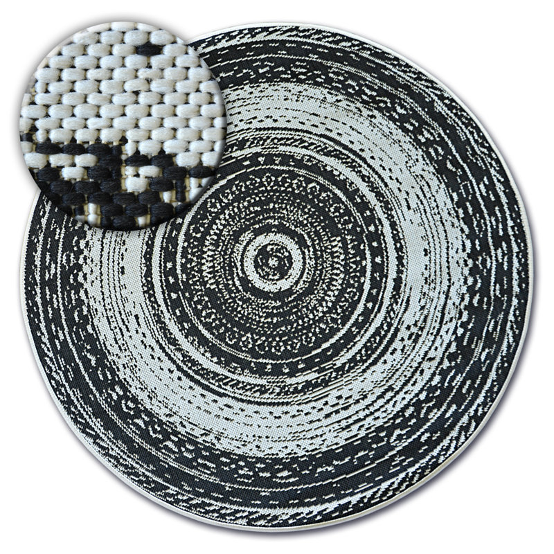 Sumlin Round 120 cm x 120 cm Indoor / Outdoor Area Rug
