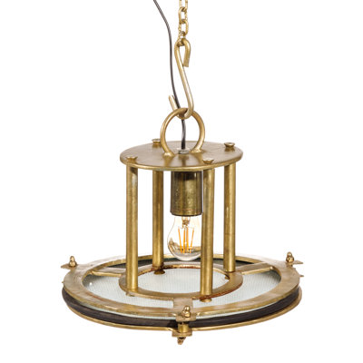 Cloutier 1 - Light Bronze Lantern Pendant