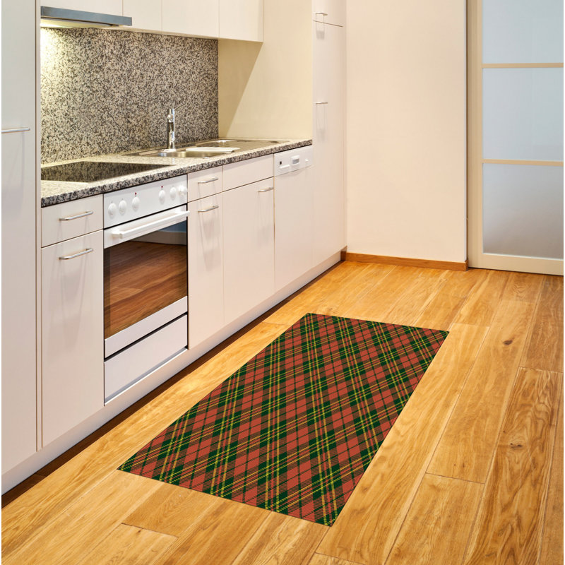 Checkered High Density Long Fiber Poly Threads Decorative Area Rug Carpet, Rectangle 4' x 5'8"