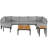 Outdoor Sectional Sofa Set Conversation Set-1776452524