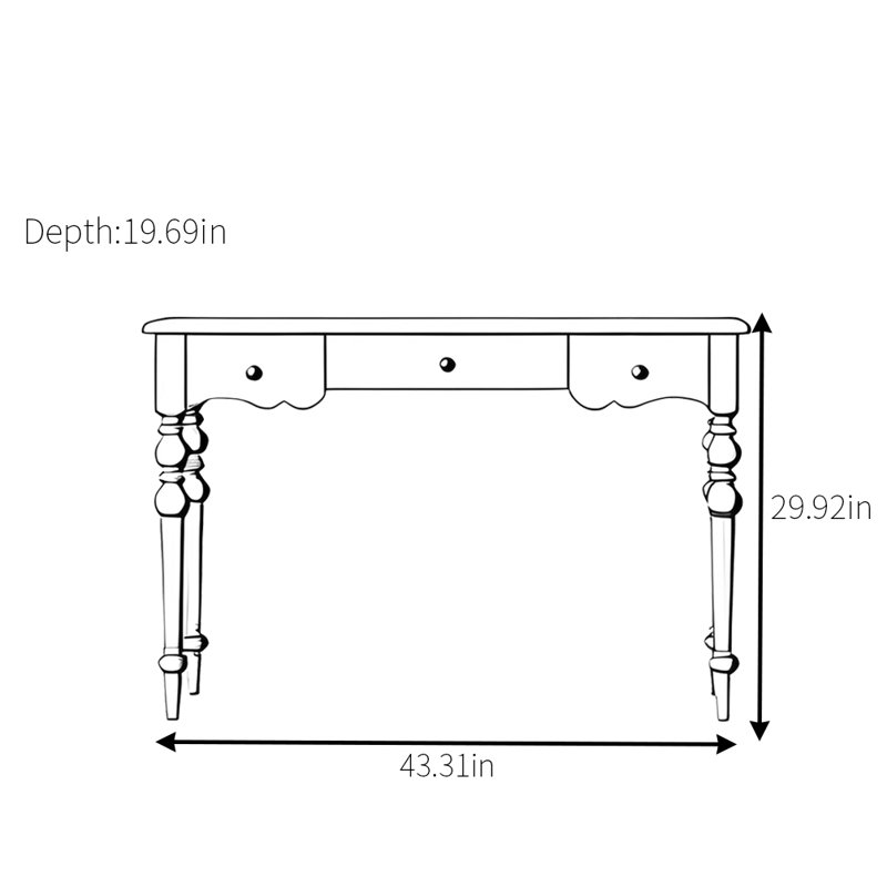 Commode française rétro, Noir, noir, noir, noir