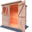 Perugia 6 Ft. W x 4 Ft. D Shiplap Pent Shed-29356105