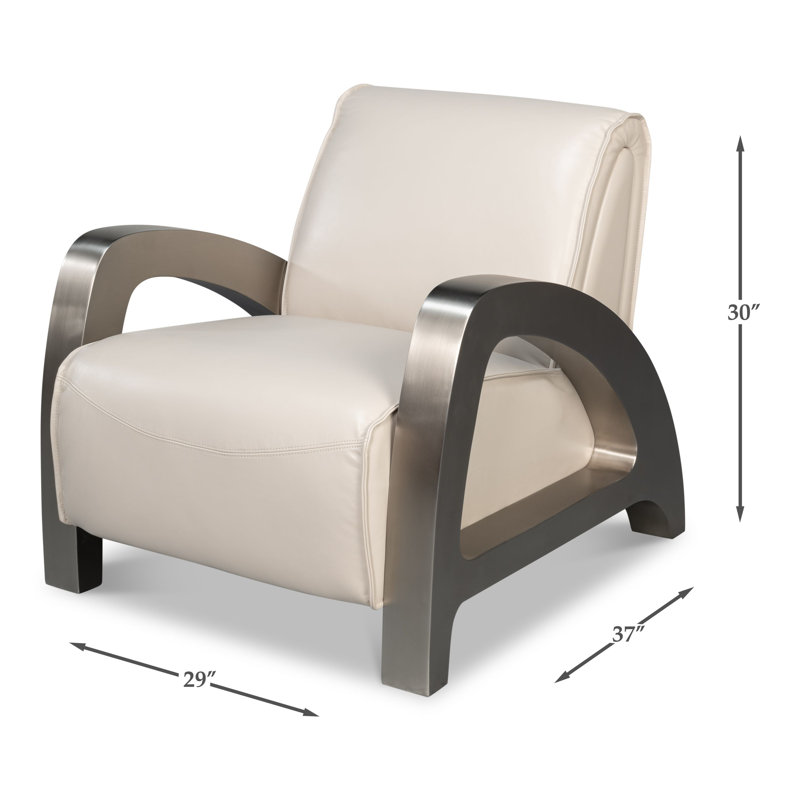 Carlisle Armchair, Crystal White