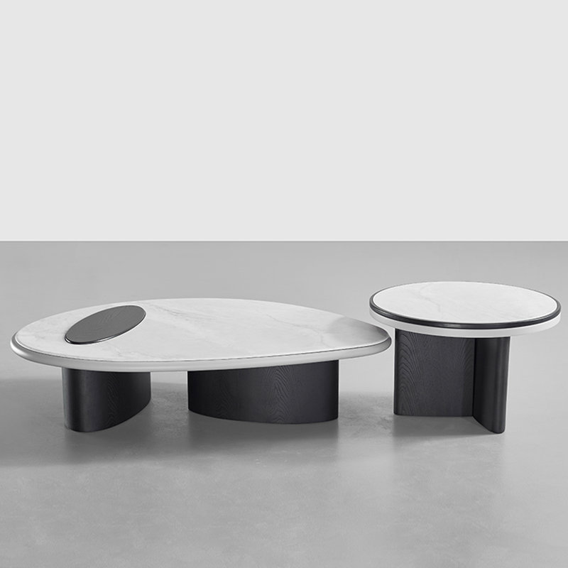 Modern Marble Coffee Table Set