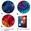 Colourful Space Fractal Spiral IV - Fractal Wall Art Print-249318598-249319224