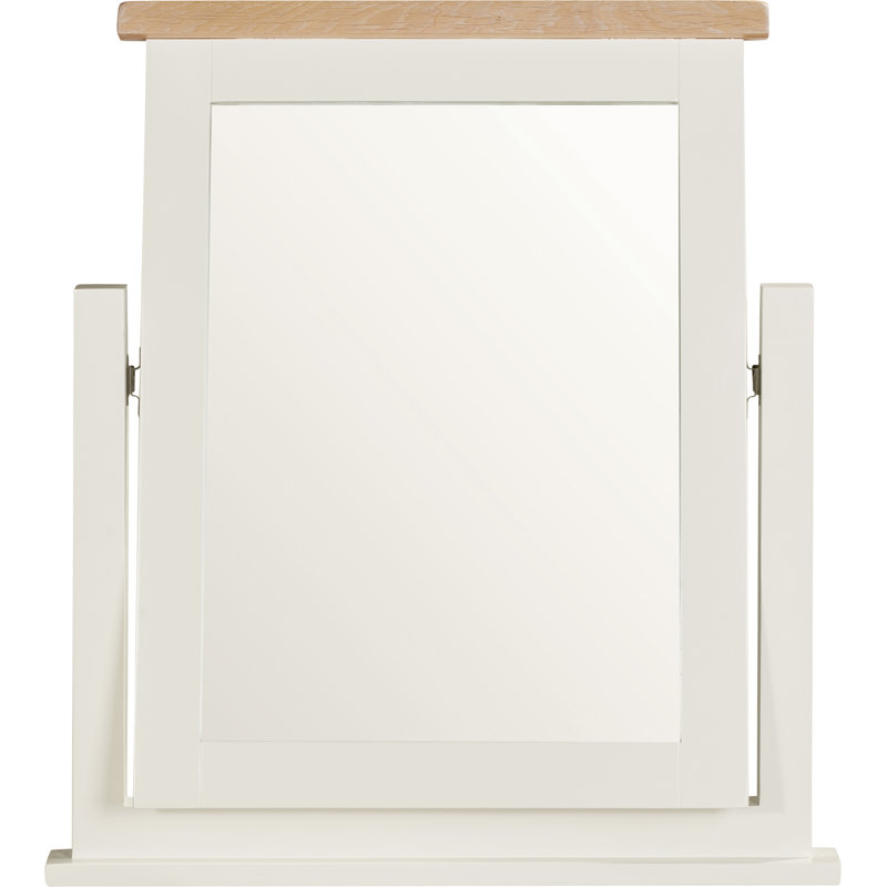 Solvy Dressing Table with Mirror, Ivory