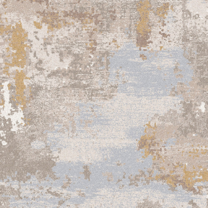 Tapis aquarelle Res Resid Color Drift Sky, Rectangle 7 pi 8 po x 10 pi 9 po