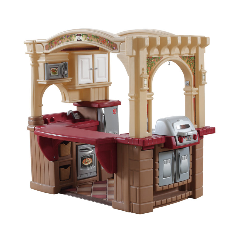 Ensemble de cuisine de jeu classique pour jeunes enfants Step2, brun