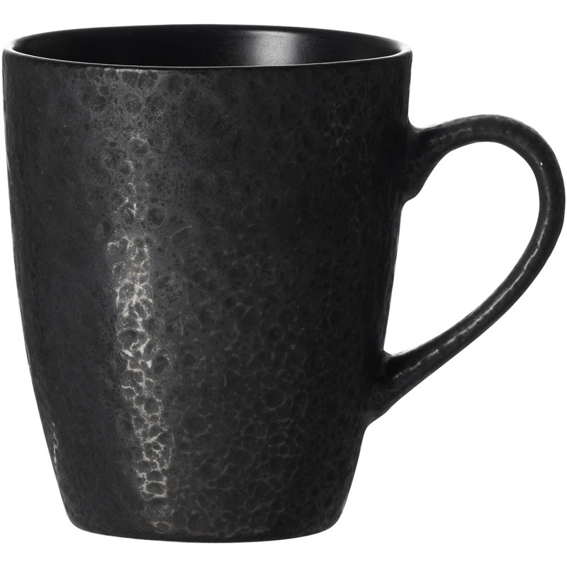 Stoneware Coffee Mug, Black