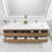 84'' Double Bathroom Vanity with Acrylic Top-1323390672