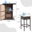 Ensemble de bar Latitude Run® avec structure en acier et matériau extérieur en osier-1775379089-1775379090