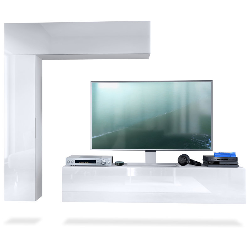 Mcalister Unfinished Entertainment Centre, White
