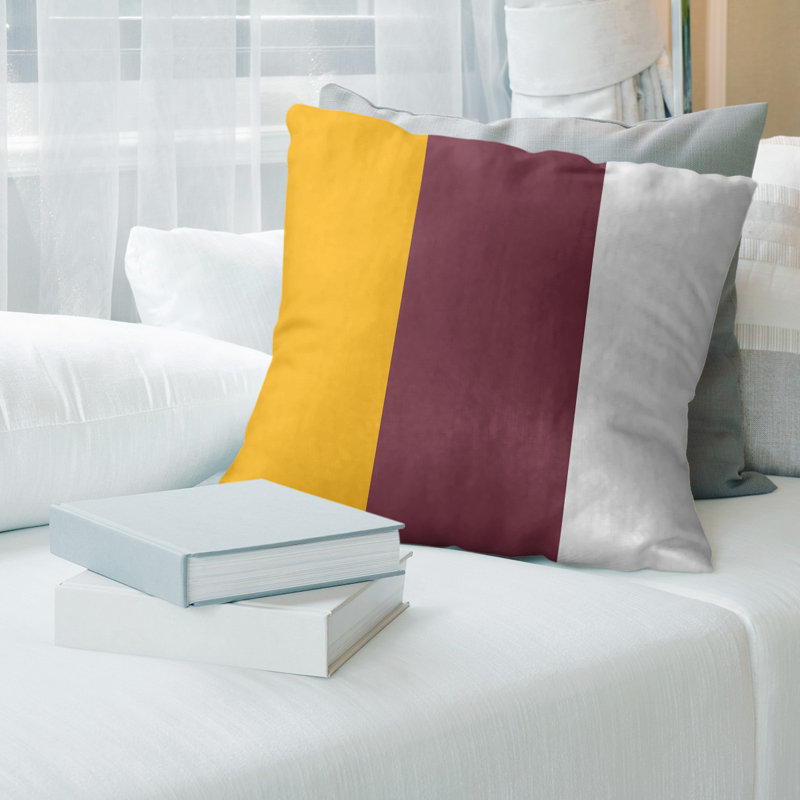  Coussin Euro, Bourgogne, Bourre en polyester, Simili daim