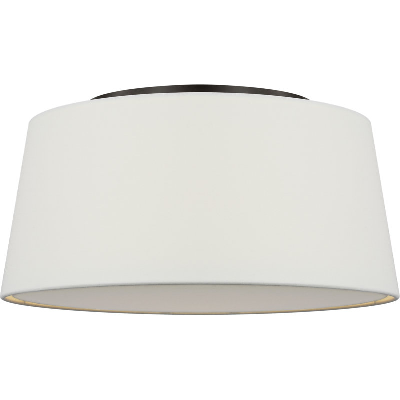 3 - Light LED Flush Mount, Aged Iron, 60