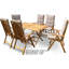 Bathild 160cm Solid Wood Rectangular Fold-in-Half Folding Table