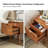Boneva 18" W 2-Drawer Nightstand with Charging Station-1093588271