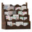 Johnson Wavy Wooden Front Facing Bookshelf-107398883