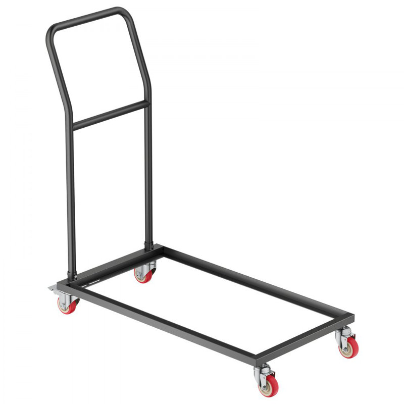 Folding Chair Rack Cart for 25 Chairs of 300 LBS L-shape Vertical