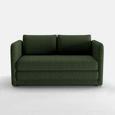 53.15" Round Arm Sleeper Sofa