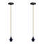 Blatteis 2 - Light Black Single Pendant-2104074156