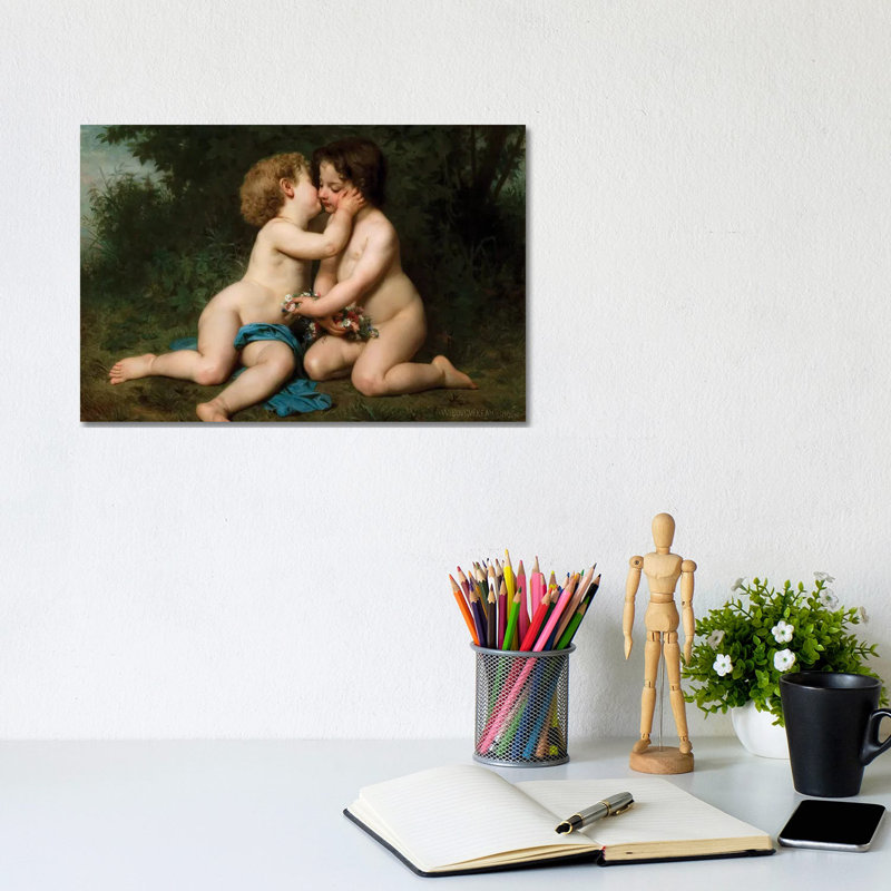 Peace, 1860 by William-Adolphe Bouguereau - Wrapped Canvas Gallery-Wrapped Canvas Giclée, 20.32 cm H x 30.48 cm W