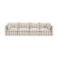 Grand 4 Seater Striped Outdoor Sofa