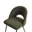 Onaga 46cm H Polyester Upholstered Upholstered Back Side Chair in Green