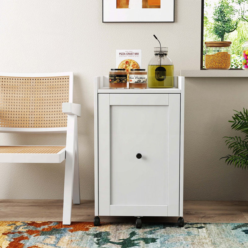 Armoire à roulettes coulissante avec roulettes