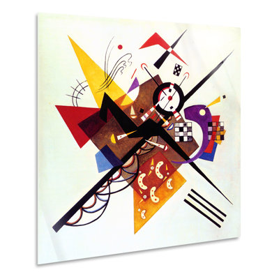 On The White II by Vassily Kandinsky - No Frame Print on Plastic / Acrylic