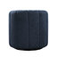 Chaise de salon contemporaine avec pivot en boucle bleue et diamètre de 18 po-1412747475