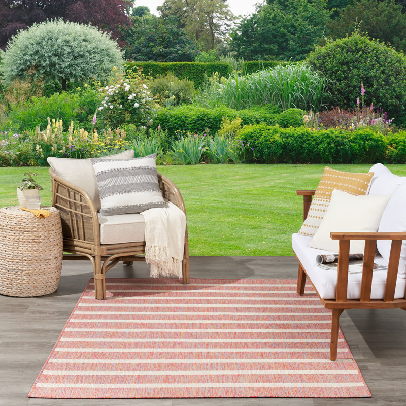 Tapis d'intérieur / extérieur Flinn, Rectangle 7 pi x 10 pi