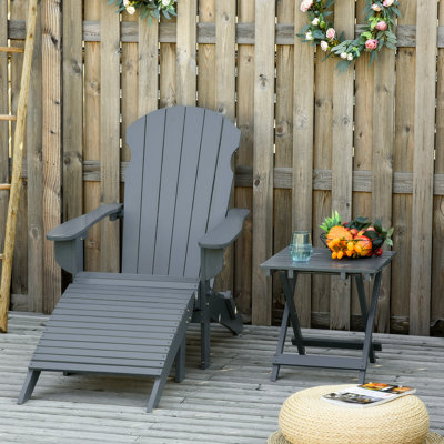 Nederland Foldable Outdoor Adirondack Set