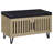 White Oak 2-door Storage Bench-854957107