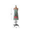Cotton Slub Printed Apron With Reindeer, Holly And Polka Dot Pocket
