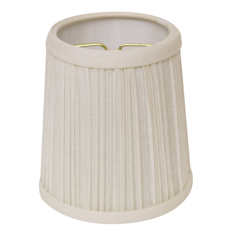 Ensemble de 6 abat-jour lustre blanc, H 4 po x l 5 po x P 5 po