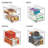 2-Drawer Stackable Organizer - Pull-Out Sliding Storage Drawers for Kitchen or Pantry - Clear