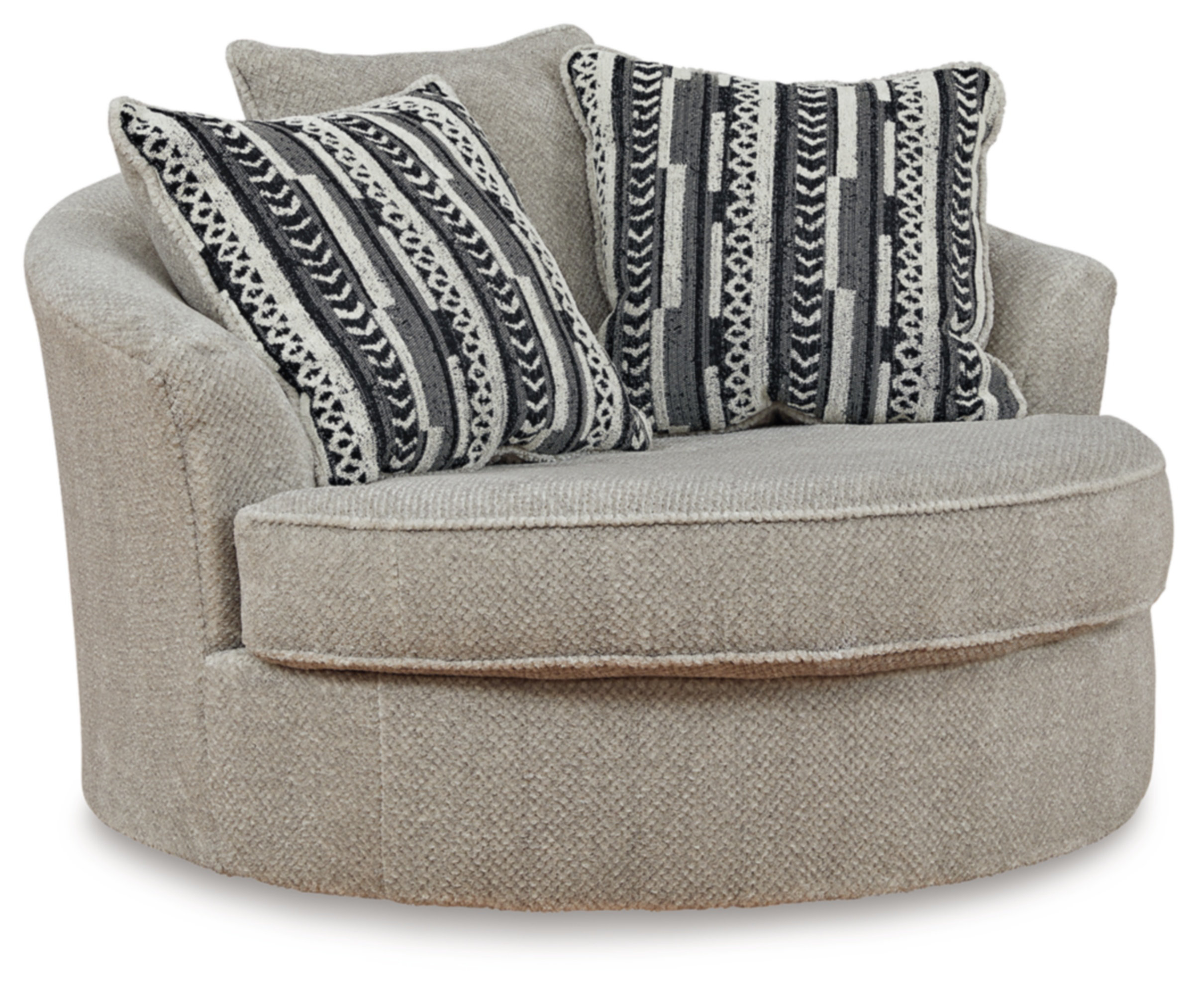 Ebern Designs Springlake 56'' Wide Swivel Chair And A Half | Wayfair