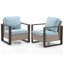 Chaise de patio avec coussins Creal-601288656