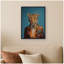«Regal Portrait of a Cheetah» par The Creative Bunch Studio, reproduction d'art sur toile encadrée