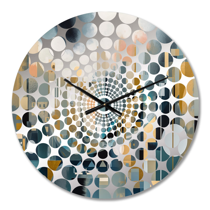 Horloge murale toscane - Paysages abstraits, Médium