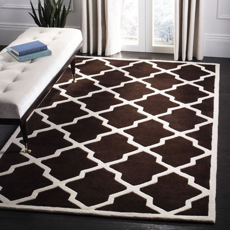 Carolene Hand Tufted Wool Geometric Rug