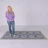 Bergmann Handmade Tufted Wool Gray/Beige/Navy Rug-1100351846