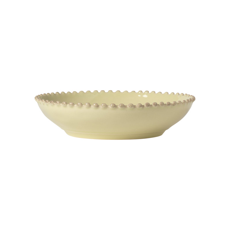 Pearl Stoneware Pasta Dish, Lilly Green