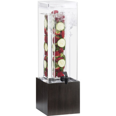 Midnight Bamboo Beverage Dispenser with Infusion Chamber