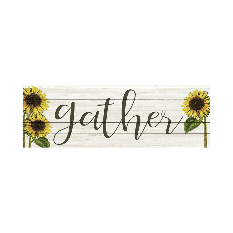 Sunflower Gather by Kimberly Allen - Wrapped Canvas Panoramic Print