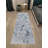 Custom Size Anti-Slip Gel Backing Marble Design Antibacterial Soft Pile Blue Grey Rug Runner by Feet-62774859