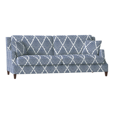 Savannah 87.5" Recessed Arm Sofa with Reversible Cushions