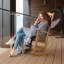 Chaise berçante d'extérieur Bertsche-103682997-76438746